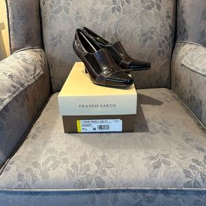 Lady’s Franco Sarto Team Tmoro (dark brown) Luxury Shoes, Size 7 1/2